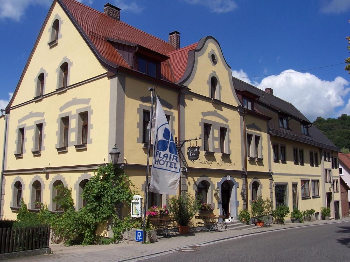Hotel-Gasthof Die Post Brennerei Frankenhoehe Schillingsfürst Eksteriør billede